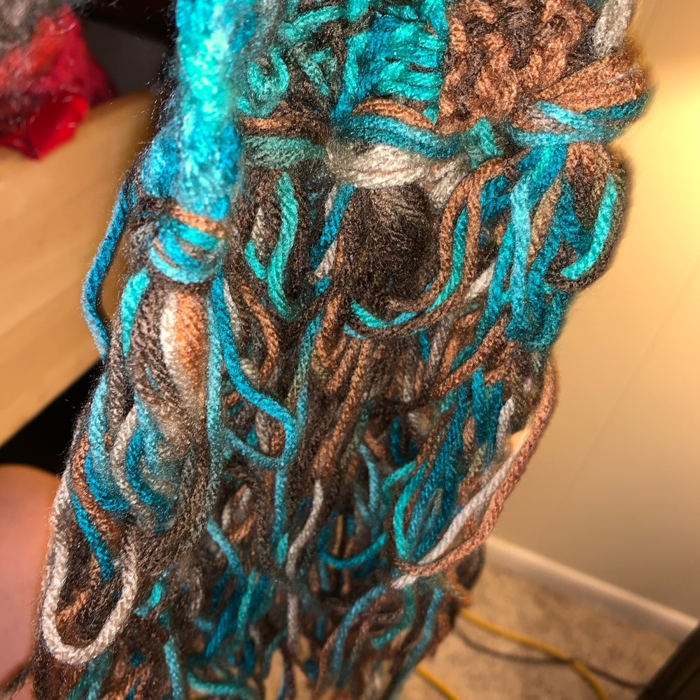 Handmade crocheted scarf